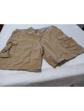 Cherokee Brand Cargo Shorts Men’s 44 Khaki Cotton Nylon